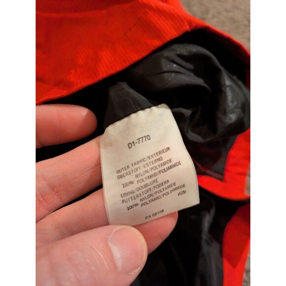 Descente Oversized Ski Poncho Pullover Jacket Red Men's Size Large - Picture 5 of 8